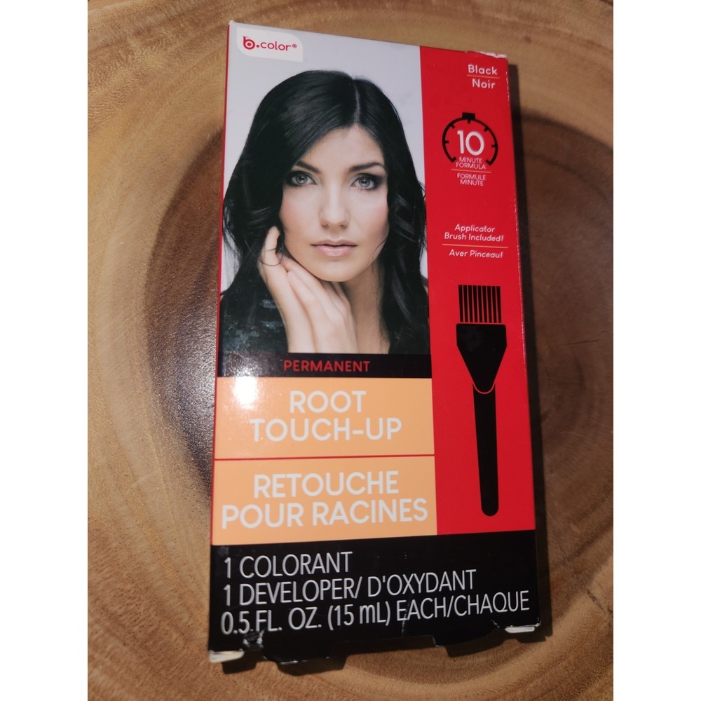 B Color‎ Permanent Root Touch Up Black 10 Minute Formula~NEW IN BOX